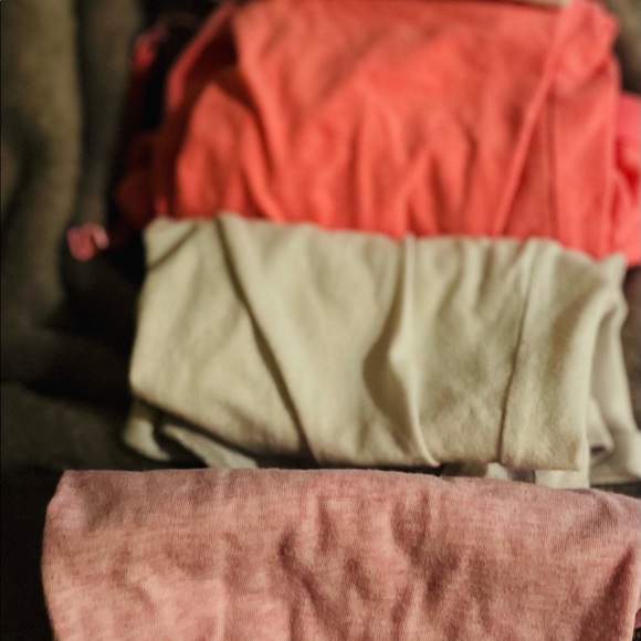 Girls six tank top sets three white two pink one black- size extra small - Picture 3 of 4